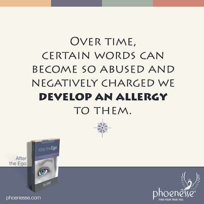 Over time, certain words can become so abused and misunderstood they become negatively charged. As a result we develop an allergy to them.Over time, certain words can become so abused and misunderstood they become negatively charged. As a result we develop an allergy to them.